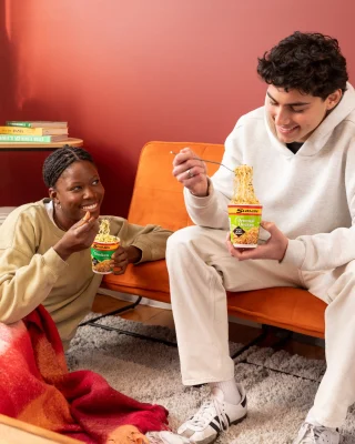 Chilly nights call for cosy vibes and a hot cup of noodles 🍜✨