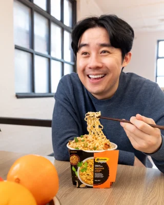Workday win: Suimin Seafood Laksa 🙌🏼 Quick, delicious, and totally satisfying 🍜